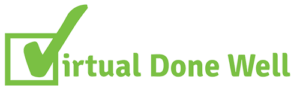 Virtual Done Well Logo